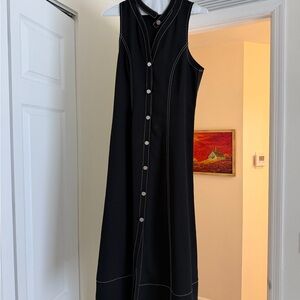 Proenza Schouler White Label Dress with Contrast Stitching